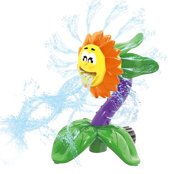 Splash Buddies 1-Pack 15-sq Ft. Sunflower Lawn Sprinkler