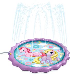 Tapis d'extérieur éclaboussant de licorne, 15pi², de Splash Buddies