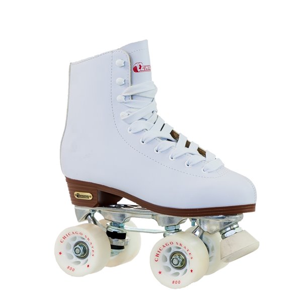 Chicago Skates – Patins Deluxe pour femmes, doublure en cuir, taille 10