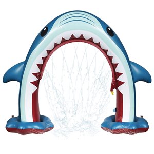 Splash Buddies 1-Pack 15-sq Ft. Shark Lawn Sprinkler