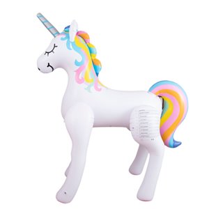 Splash Buddies 1-Pack 15-sq Ft. Unicorn Lawn Sprinkler