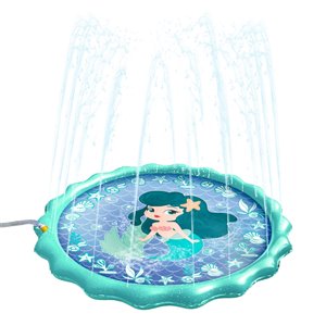 Tapis d'extérieur éclaboussant de sirène, 15pi², de Splash Buddies
