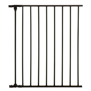 Rallonge de barrière de sécurité en métal Newport de Dreambaby, 24 po x 29 po, noir