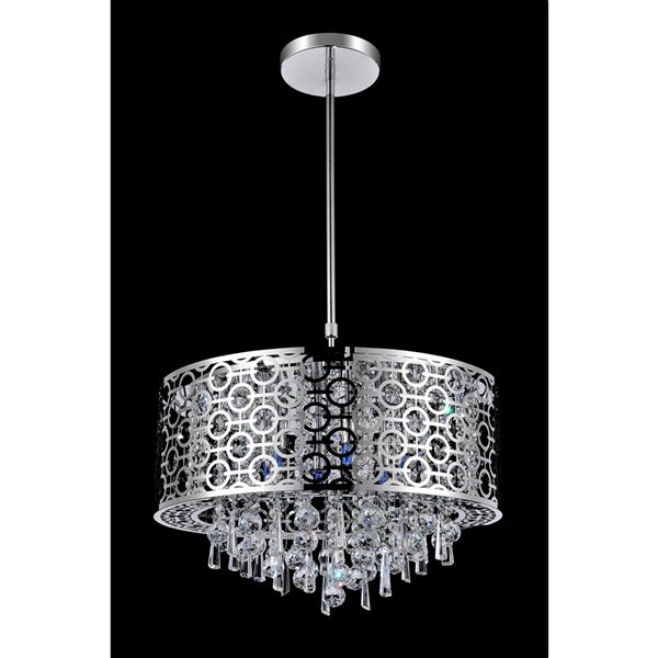 CMI Lighting Galant 5-Light Chrome Modern/contemporary Chandelier