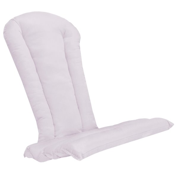 Coussin Dossier Haut Pour Chaise Adirondack - Housse Imperméable Avec Attaches (Gris, Bleu...)