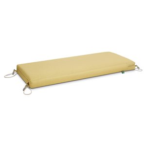 Duck Covers Weekend Rectangle Patio Chair Cushion - Straw