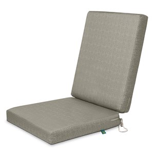 Coussin de chaise de patio carré Weekend pierre lunaire de Duck Covers