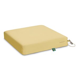 Coussin de chaise de patio Weekend carré paille de Duck Covers