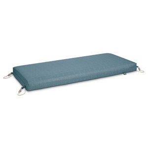 Duck Covers Weekend Rectangle Patio Chair Cushion - Blue Shadow