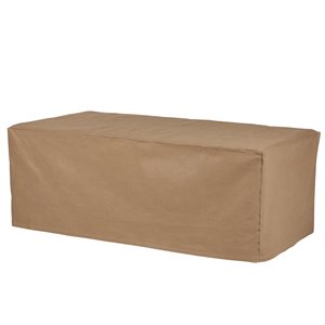 Duck Covers Essential Brown Polyethylene Patio Furniture Cover