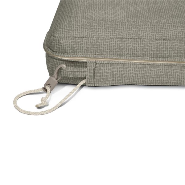 Coussin de chaise de patio Weekend carré pierre lunaire par Duck Covers