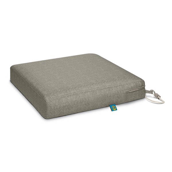 Coussin de chaise de patio Weekend carré pierre lunaire par Duck Covers