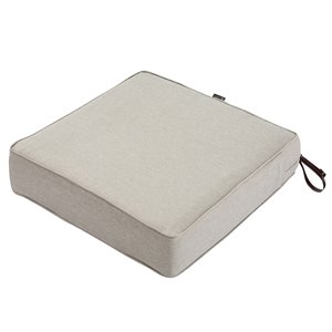 Coussin de chaise de patio rectangulaire Montlake gris bruyère de Classic Accessories