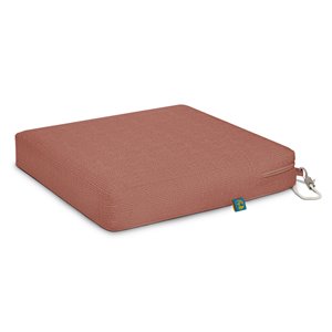 Coussin de chaise de patio Weekend carré bois de cèdre de Duck Covers