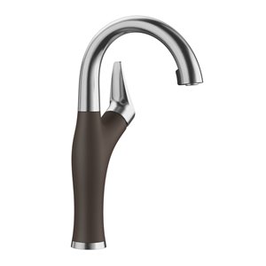 Robinet de de bar et préparation Artona en acier PVD/café à 1 poignée à levier pour usage résidentiel de BLANCO
