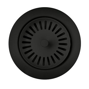 BLANCO 3.5-in Coal Black Stainless Steel Rust Resistant Strainer Basket - Basket Included