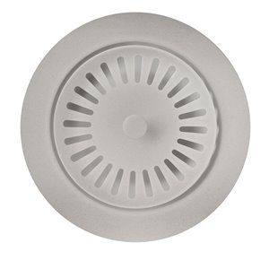 BLANCO 3.5-in Concrete Gray Stainless Steel Rust Resistant Strainer Basket (Basket Included)