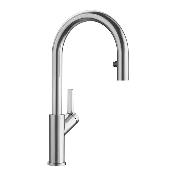 BLANCO Urbena Classic Steel 1-handle Deck Mount Pull-down Handle/lever Residential Kitchen Faucet