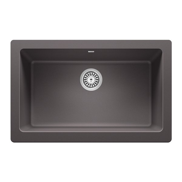 BLANCO Vintera Undermount Apron Front/farmhouse 30-in x 19-in Cinder Single Bowl Kitchen Sink