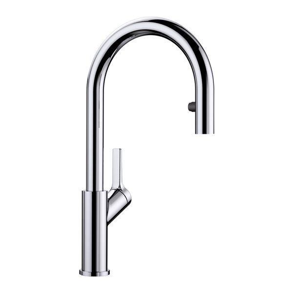 BLANCO Urbena Chrome 1-handle Deck Mount Pull-down Handle/lever Residential Kitchen Faucet