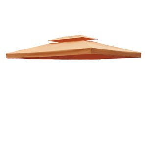 Outsunny Orange 13-ft x 10-ft Gazebo Replacement Canopy Top