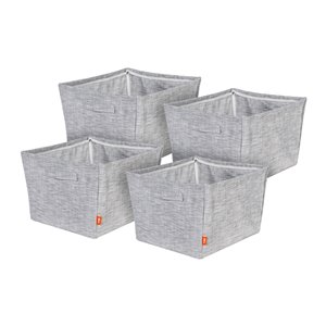 Neatfreak 4-Pack 13.98-in x 25.4-in x 15.98-in Large Woven Storage Bin