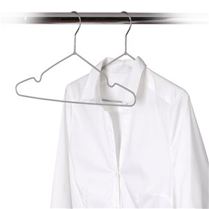 Ensemble de cintres en métal antidérapant de Neatfreak, paquet de 48
