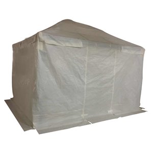 Abri hivernale pour gazebo avec porte 10 pi x 14 pi de F. Corriveau International