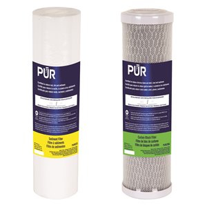 PUR Under Sink Carbon Block Replacement Filter - 2-Pack
