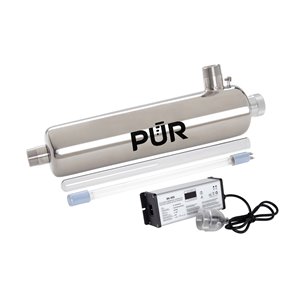 Système de filtration d'eau UV pour toute la maison 7 gpm à une étape de PUR