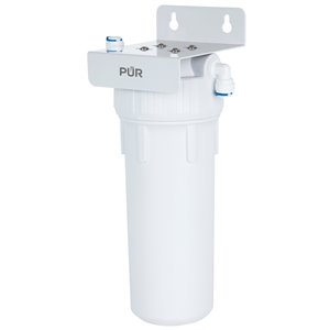 Système de filtration d'eau sous évier avec bloc de carbone à une étape par PUR