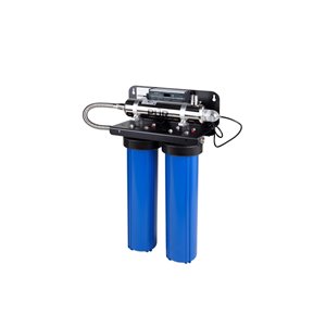 Système de filtration d'eau UV pour toute la maison 15 gpm à trois étapes de PUR
