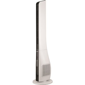 Ventilateur tour oscillant avec télécommande, blanc, 3 vitesses, 44 po, par Forest Air