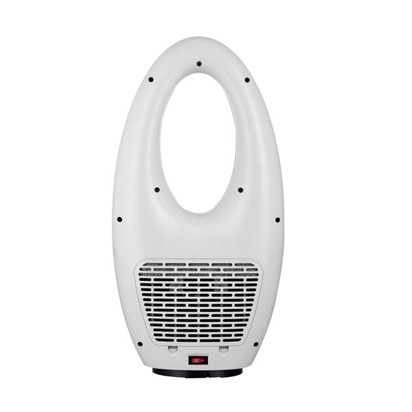 Ventilateur de table oscillant, intérieur, blanc, 3 vitesses, 22 po, par Forest Air