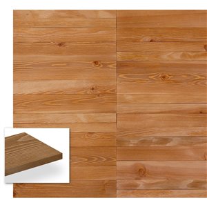 Planche décorative teinte en pin Weld de Timberwall, 1/2 po x 5 po, cuivre