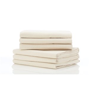Stain Pro 8-oz. Canvas 5-ft x 12-ft Drop Cloth - 6-pack