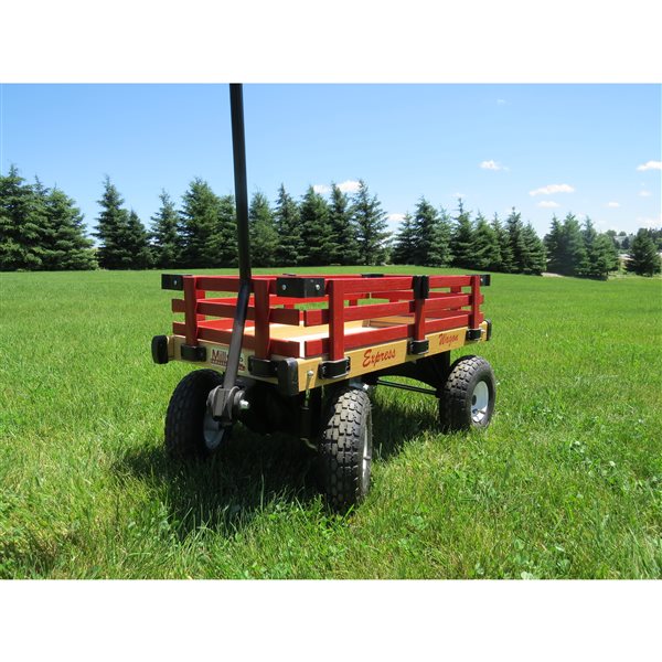 Millside 16-in x 34-in Heavy-Duty Hardwood Children Wagon