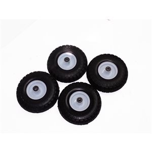 Pneus pneumatiques de 10 po par Millside, lot de 4