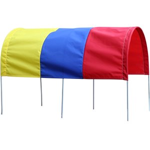 Millside Full Blue/Yellow/Red Canopy for 20-in x 38-in Deck Wagon