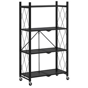 Étagère utilitaire en métal à 4 niveaux 27.95-in p. x 13.39-in l. x 49.6-in h. par WHI