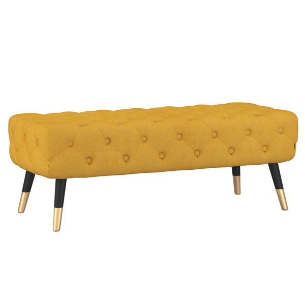 Banc moderne moutarde par !nspire