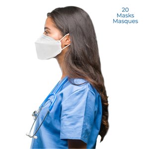 Dent-X FN-N95 Disposable All-Purpose Safety Mask - 20-Pack