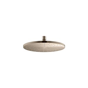 Pomme de douche à effet pluie en bronze brossé de 2.5 GPM (9.5 LPM) de Kohler