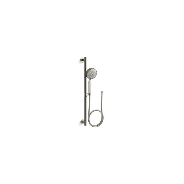 KOHLER Purist Vibrant Brushed Nickel 3-Spray 2.5 GPM (9.5 LPM) Handheld Shower