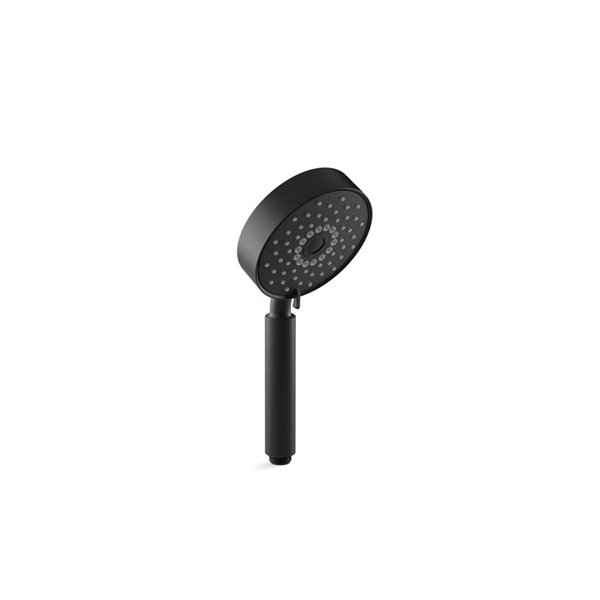 KOHLER Purist Matte Black 3-Spray 2.5 GPM (9.5 LPM) Handheld Shower