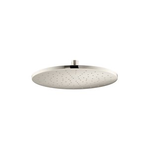 Pomme de douche ronde en nickel poli à 1 jet de 2.5 GPM (9.5 LPM) de Kohler
