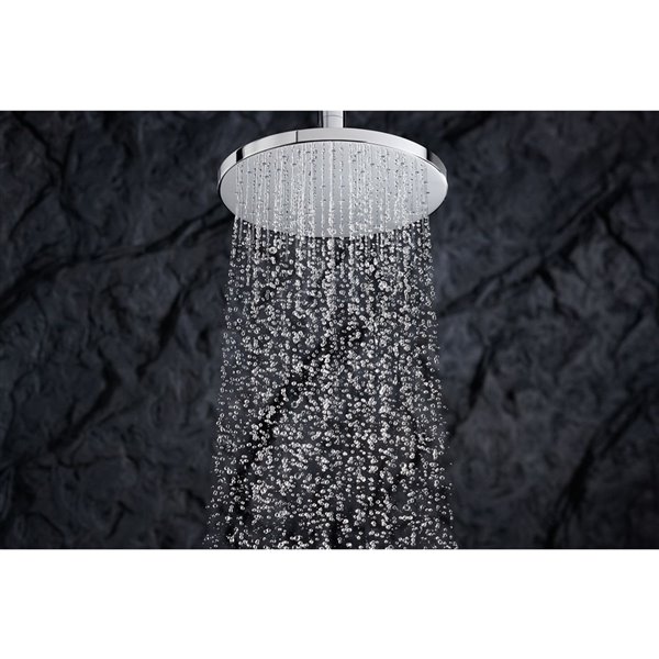 KOHLER Polished Chrome 1-Spray 2.5 GPM (9.5 LPM) Square Shower Head