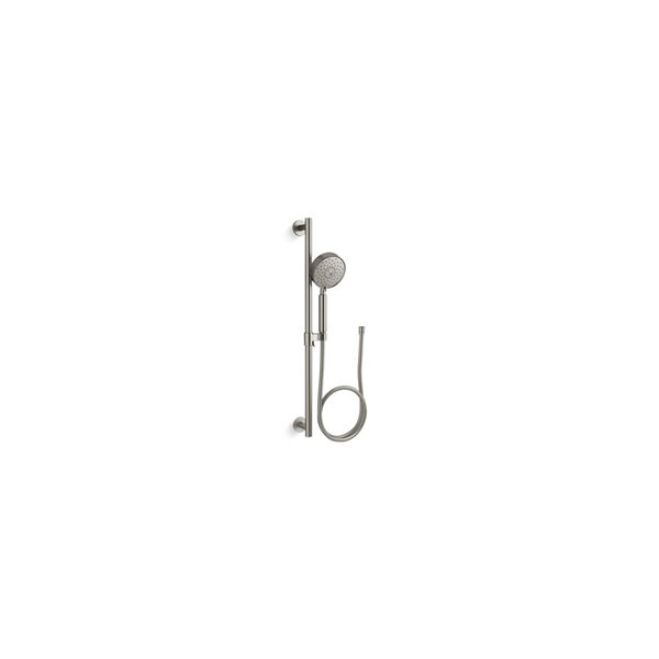 KOHLER Purist Vibrant Brushed Nickel 3-Spray 1.75 GPM (6.6 LPM) Handheld Shower