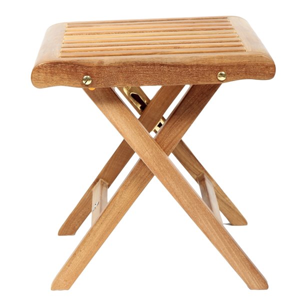 Tabouret en bois de teck naturel par ARB Teck & Specialties