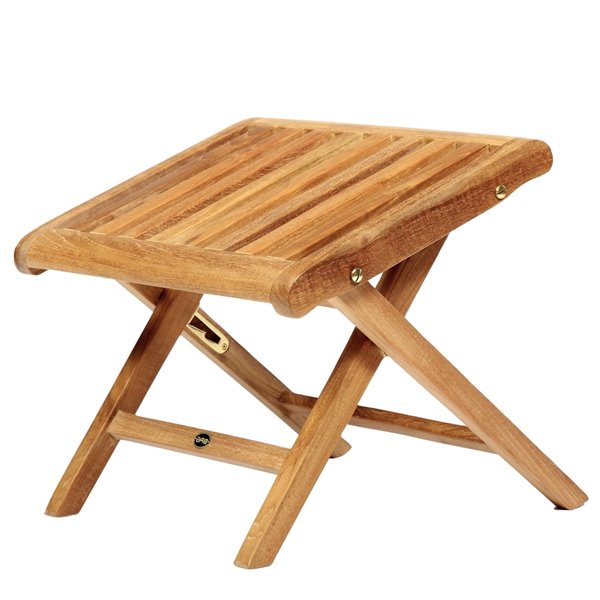 Tabouret en bois de teck naturel par ARB Teck & Specialties